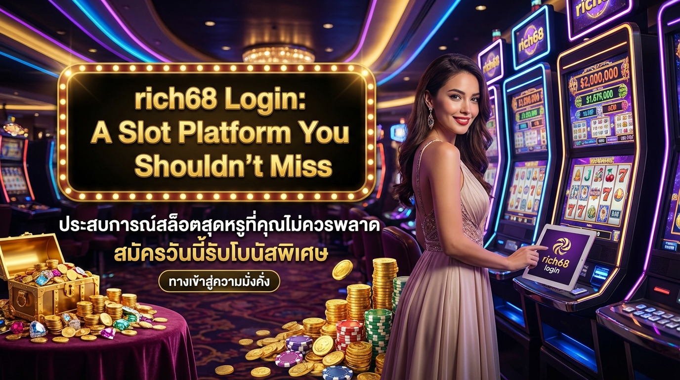การเข้าถึงเกมสล็อตที่หลากหลายบน rich68