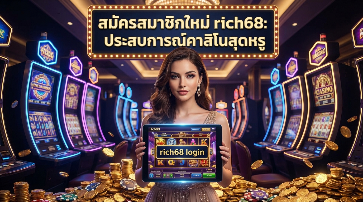 การสมัครสมาชิกใหม่ใน rich68